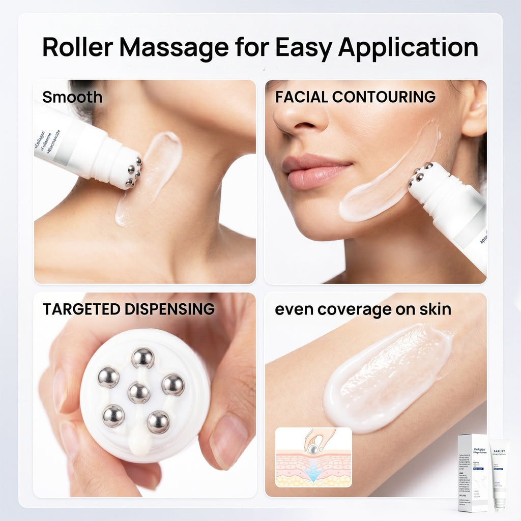 Neck Firming Roller Cream – Reduce Wrinkles & Tighten