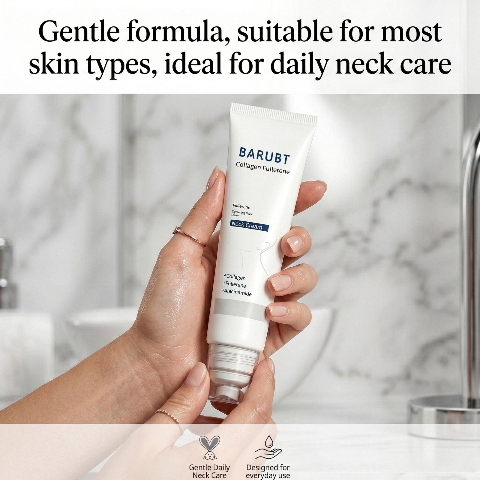Neck Firming Roller Cream – Reduce Wrinkles & Tighten