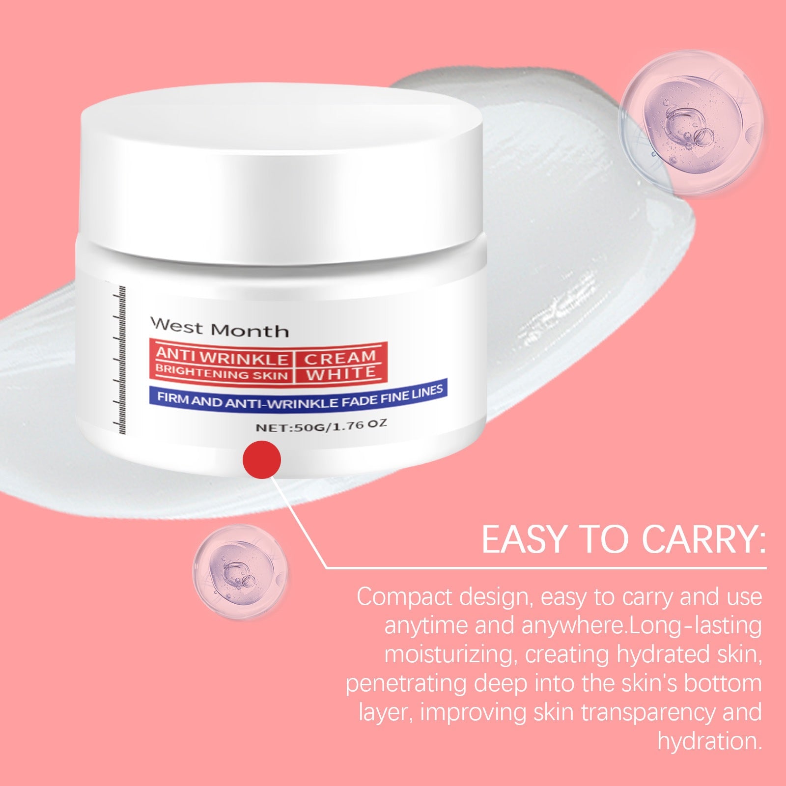 Hydrating, Moisturizing, Firming Facial Skin, Nourishing, Radiant Glow Cream