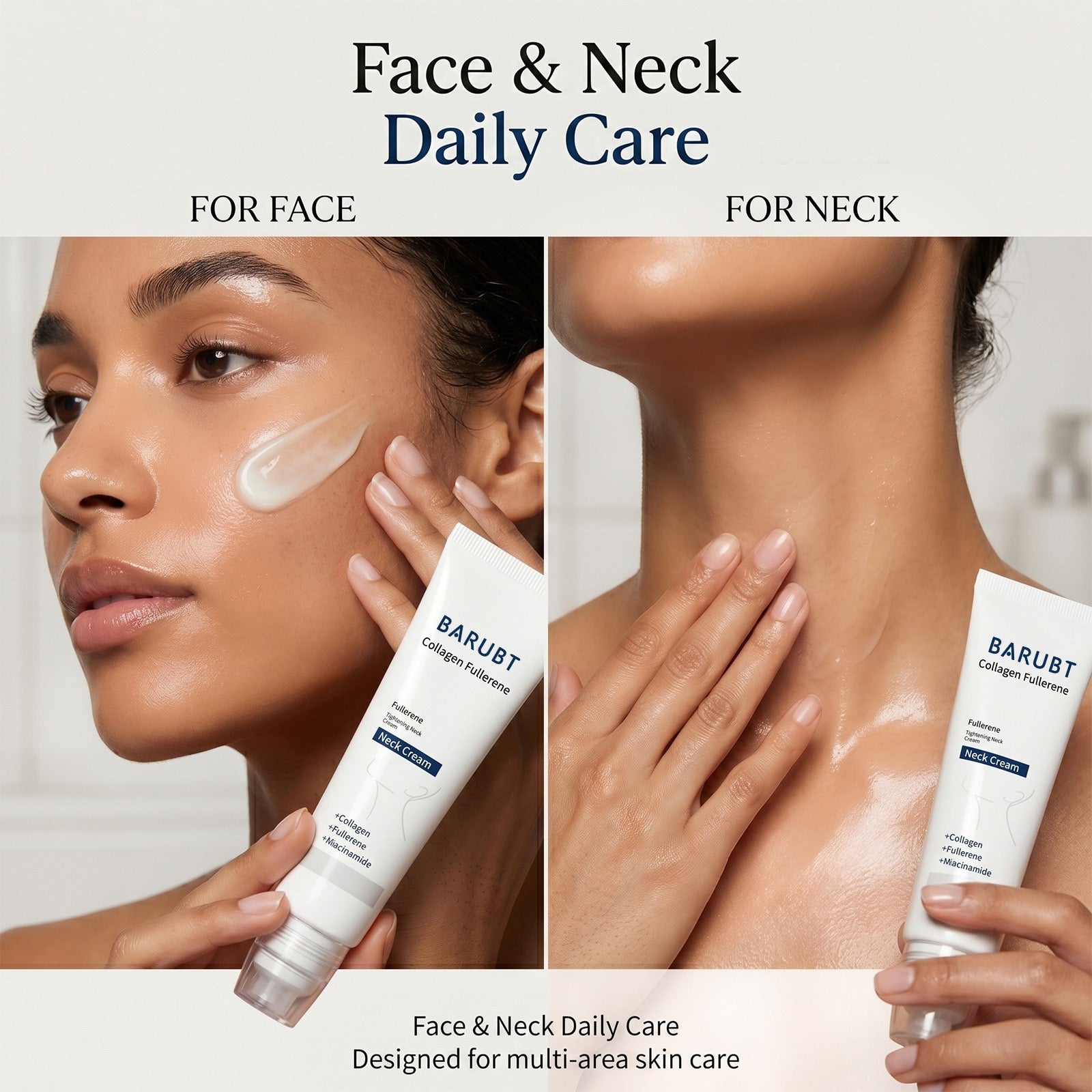 Neck Firming Roller Cream – Reduce Wrinkles & Tighten