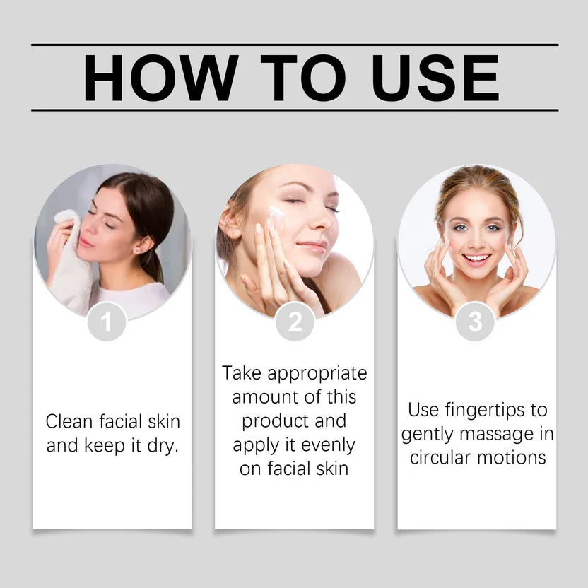 Crema facial blanqueadora de vitamina C para pecas, elimina el melasma, las manchas oscuras e ilumina la melanina