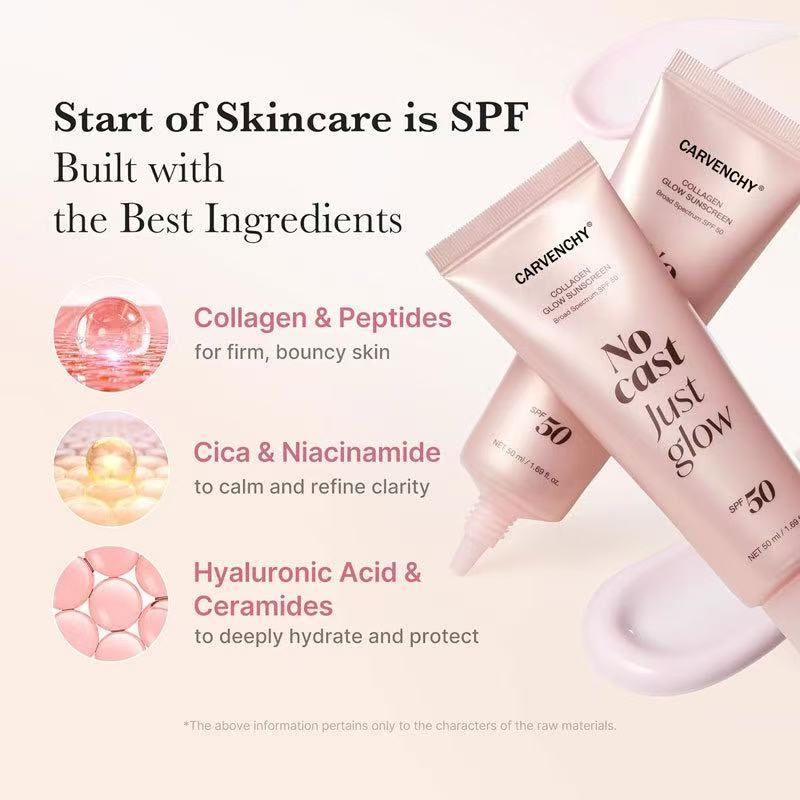 No Cast Just Glow Collagen Sunscree