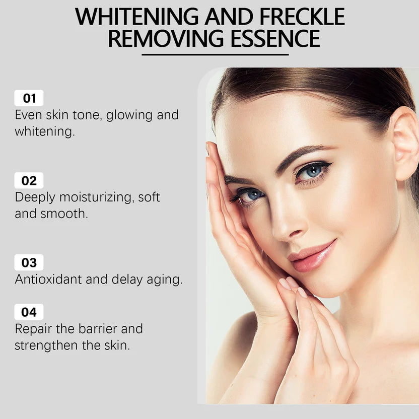 Crème visage éclaircissante Vitamine C anti-taches de rousseur, élimine le mélasma et les taches brunes, éclaircit la mélanine.